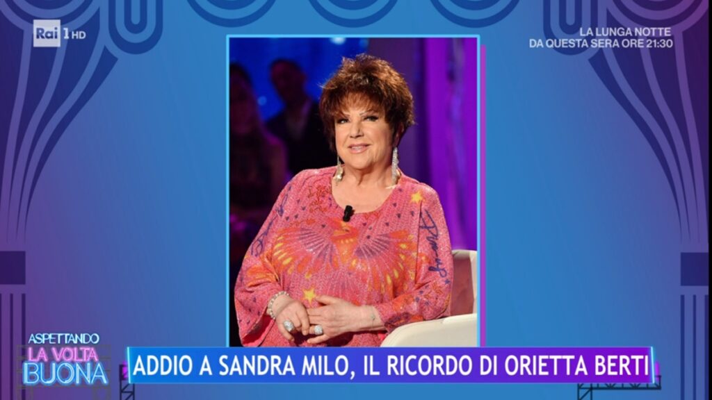 orietta-berti-e-il-ricordo-di-sandra-milo-1024x576 La Volta Buona: le lacrime di Ciro, figlio di Sandra Milo