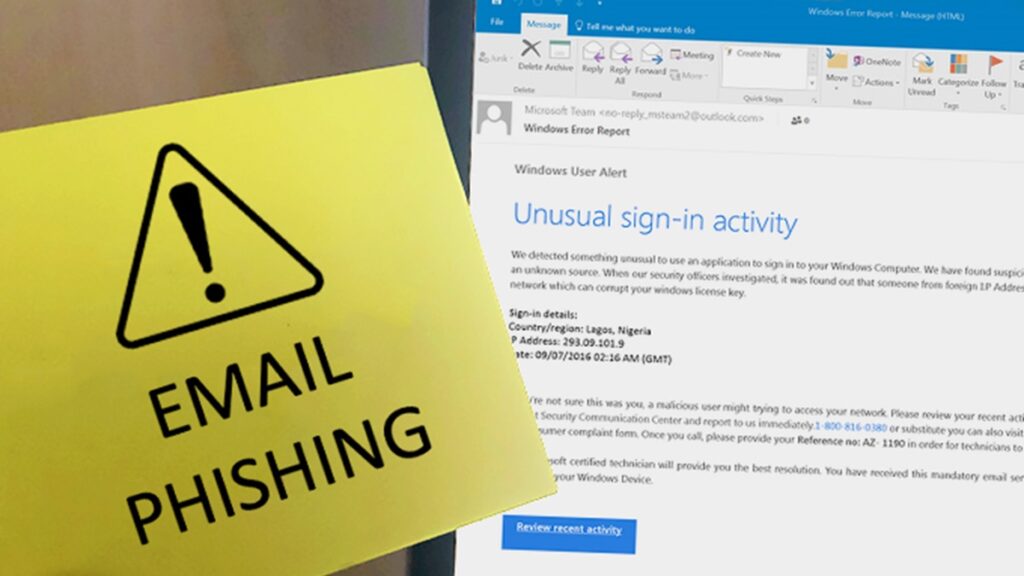 phishing-1024x576 Phishing, NordVPN rileva che il 50% degli italiani ha ricevuto un attacco