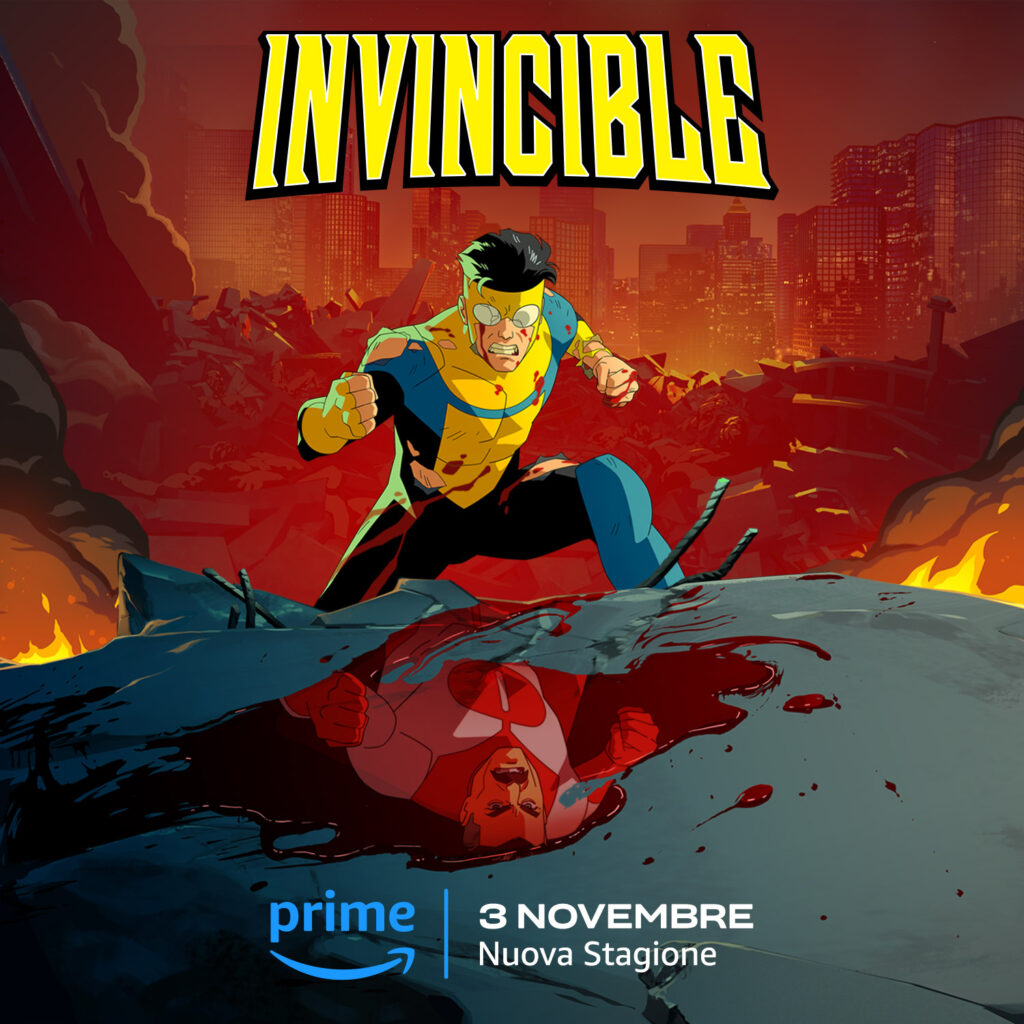 INVI_S2_SPStatic_Reflection_1500x1500_PRE_FINAL_it-IT_PRICO-1024x1024 Invincible: il trailer ufficiale della seconda stagione