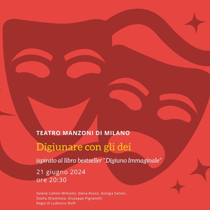 Selene Calloni Williams, Digiunare con gli dei, Teatro Manzoni Milano