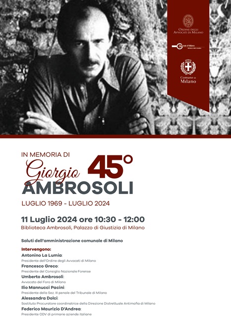 Locandina_In-memoria-di-Giorgio-Ambrosoli Giorgio Ambrosoli: Milano ricorda, a 45 anni dal suo omicidio