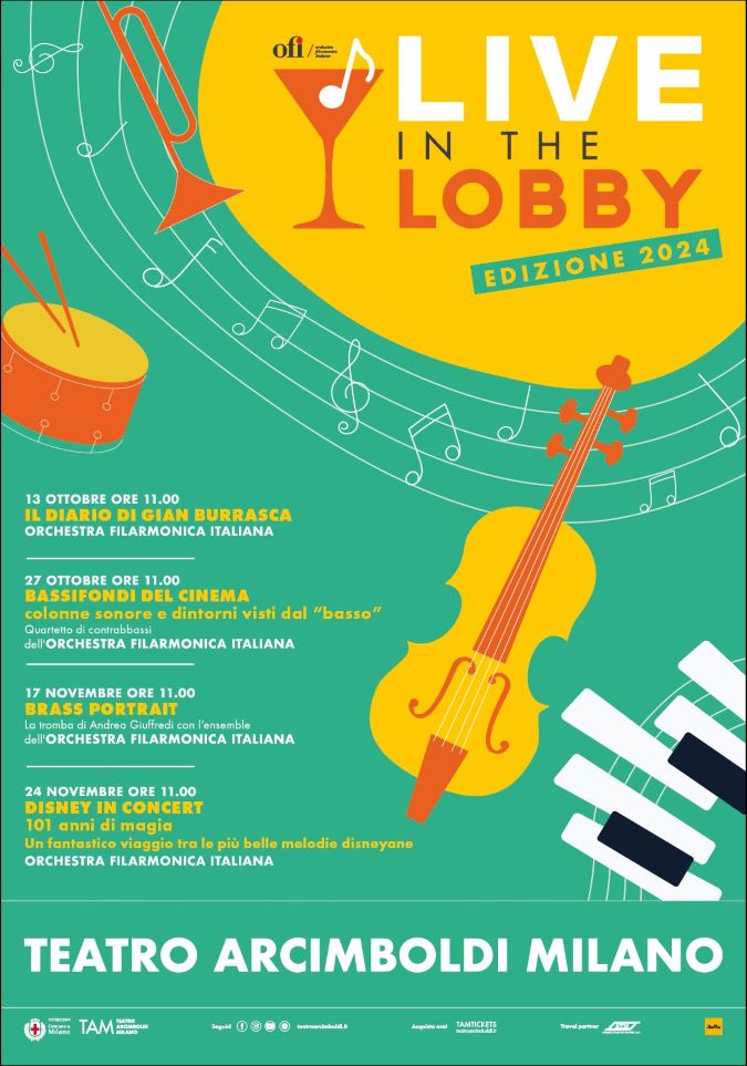 LIL_TAM_Live-in-The-Lobby Teatro Arcimboldi, Live in The Lobby. Dal 13 ottobre